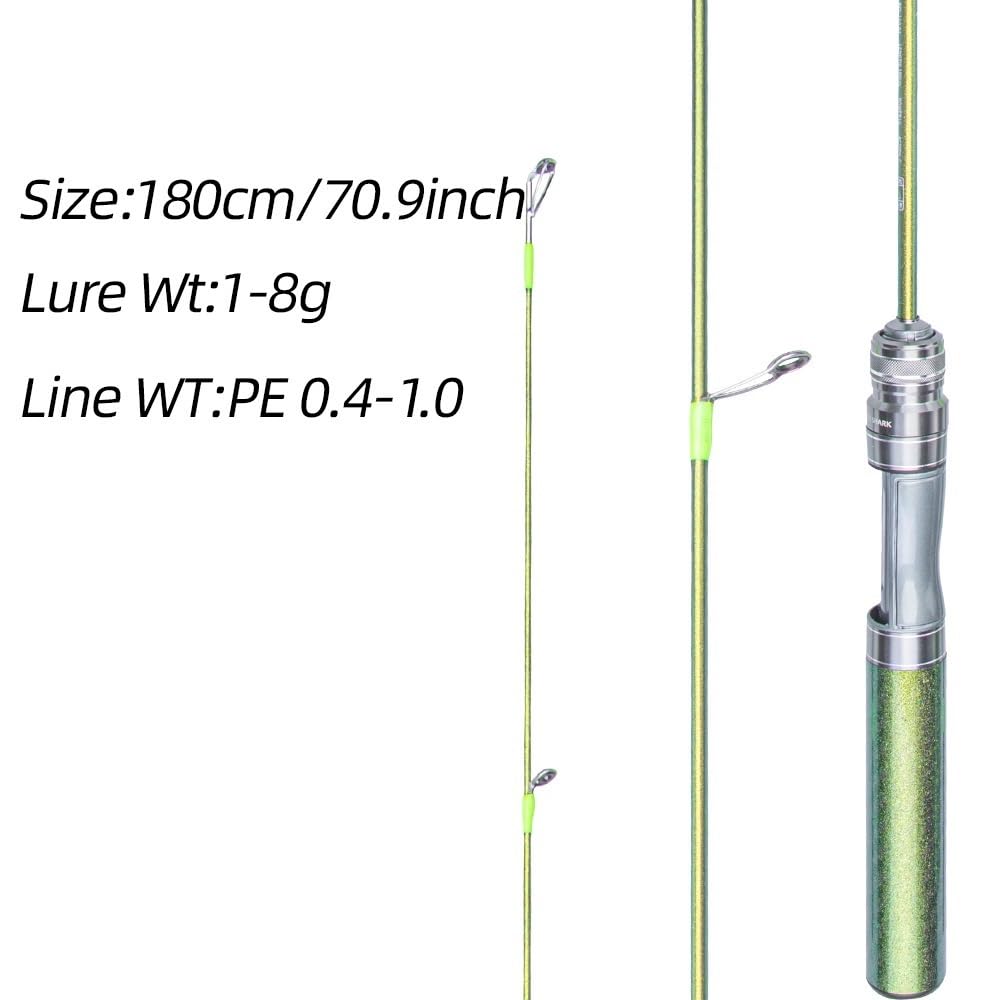 Wędka, UL Carbon Fiber Trout Ultralight Casting Fishing Pole Sprzęt wędkarski