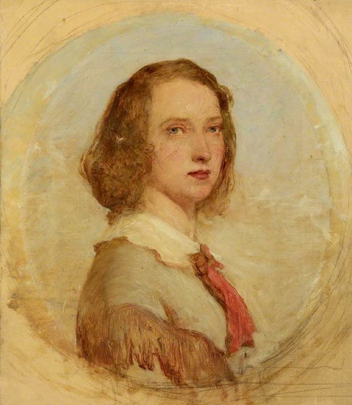 Lienzo de Joanna Isabella Dick por Sir William Orchardson, cuadro decorativo de 60x90cm