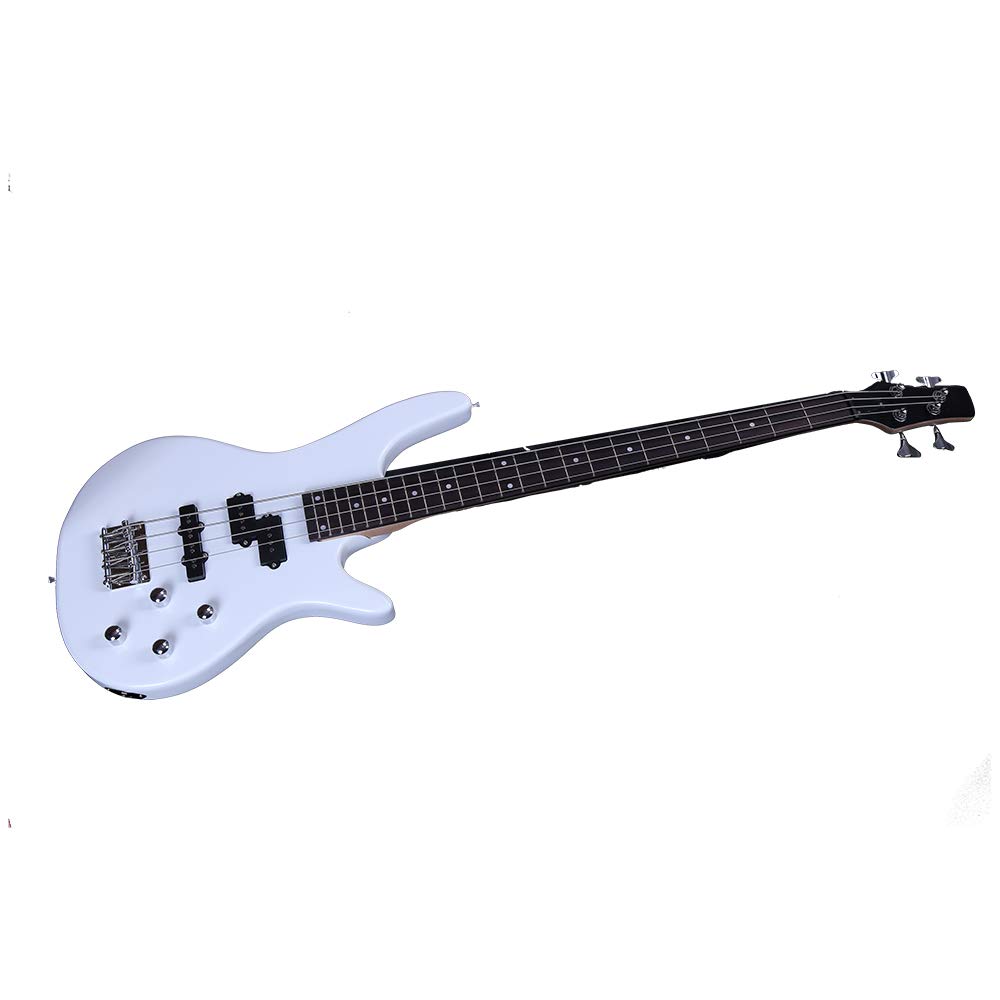 4弦 エレキギター ミニ ブラック バスウッド Amazon | IB Bass、エレキベースギター初心者キット 4弦 絶妙なバス
