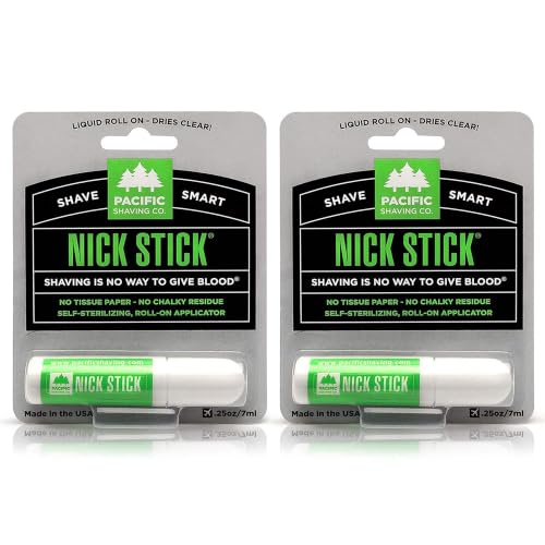 Pacific Shaving Company Roll-On Nick Stick for Men, 0.25 Oz (2 Pack)