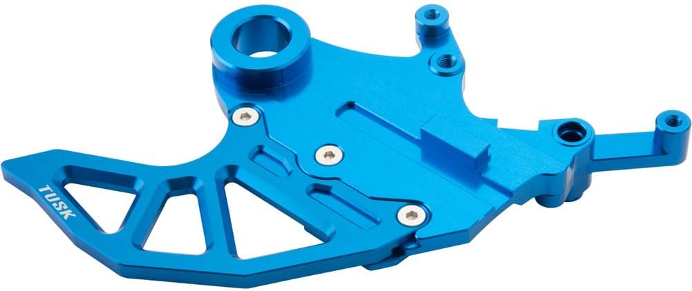 Tusk Off-Road Tusk Rear Brake Caliper Support w/Brake Disc Guard Blue for Husqvarna FC 250 Rockstar Edition 2022,2024