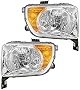 Headlights Headlamps Pair Set LH Left & Right RH for 03-06 Honda Element