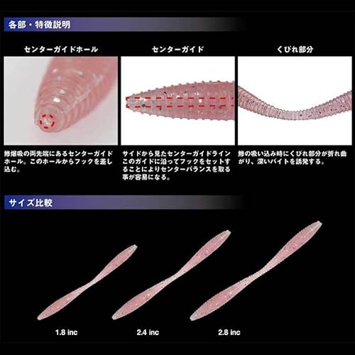 ガンクラフト(Gan Craft) 鯵爆吸 1.8インチ #13 マッカーサーブルー (ハーフグロー) 2枚目