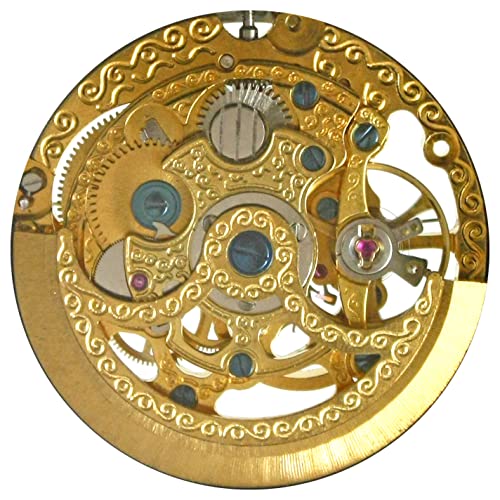 Image of OGLE 3ATM Waterproof Vintage Stainless Steel Large Face Fob Self Winding Automatic Skeleton Mechanical Pocket Watch Chain Box