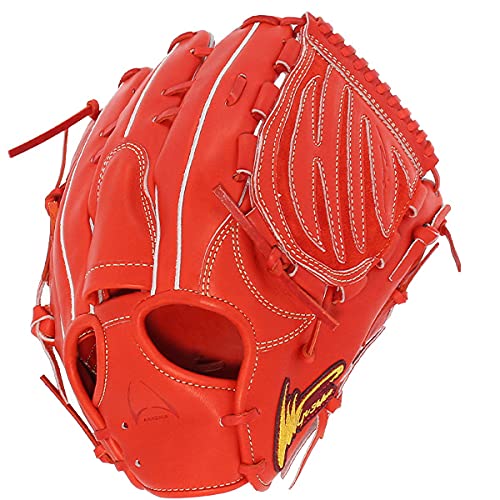20%OFF 野球 アイピーセレクト 硬式 硬式投手 グローブ 硬式グローブ 高校野球対応 グラブ ステアレザー ア 赤オレンジ 左投用(RH)
