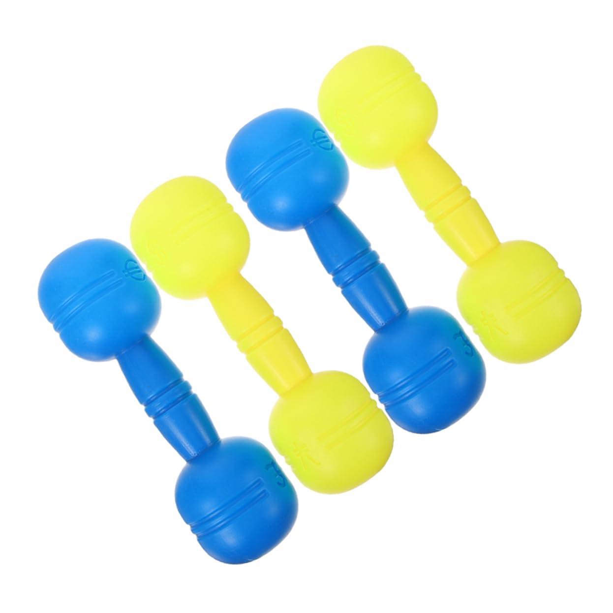 Happyyami 2pairs Boy Girl Dumbbells Sound Interactive Lightweight Exercise Weights for Boy Girl for Gymnastics Dance and Early