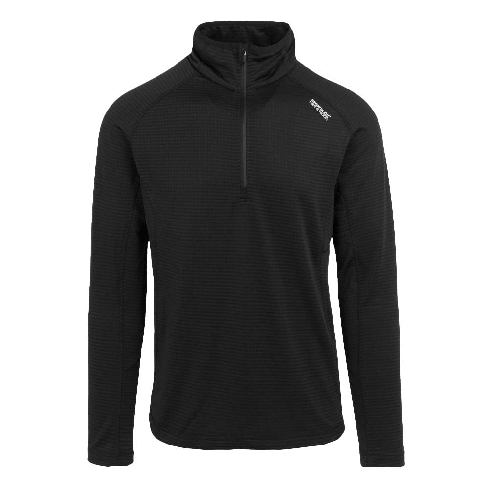 Regatta Mens Yonder II Half Zip Fleece Jacket, Stretchable, Quick Drying Moisture Wick Material - Perfect for Outdoors, Walking, Running & Hiking