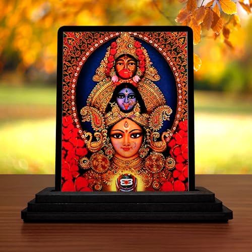 Image of Kali Maa Car Dashboard Idols Figurine Showpiece for Car and Home Wall Art