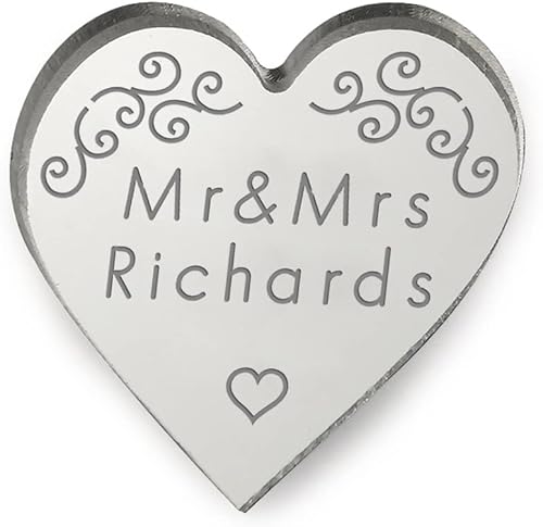 Miniatura 2 de Recuerdos de boda personalizados Mr & Mrs 50 piezas de texto de burbujas de boda, recuerdos de amor, corazón, decoración de fiesta de boda, pequeños