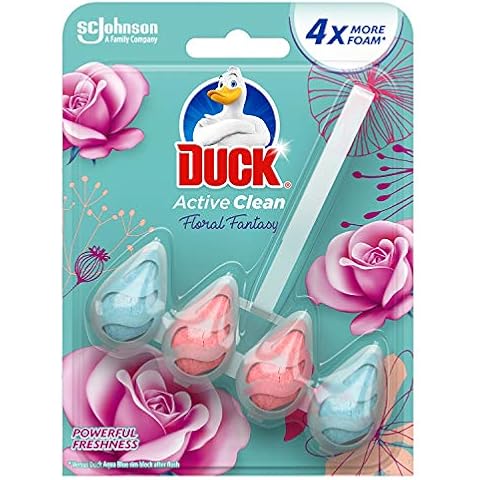 Duck Active Clean Toilet Rimblock Foaming Cleaner Cover