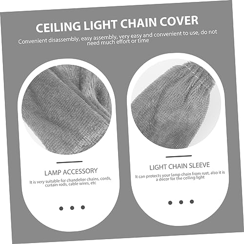 Angoily Acessórios 20 Unidades Capa De Pano De Corrente Pano De Corrente Capa De Cabo De Lustre Capa
