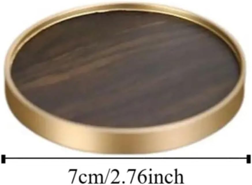 Coasters 8pcs Solid Wood Coasters - Round, Heat-Resistant Non-Slip Tea Cup Holders