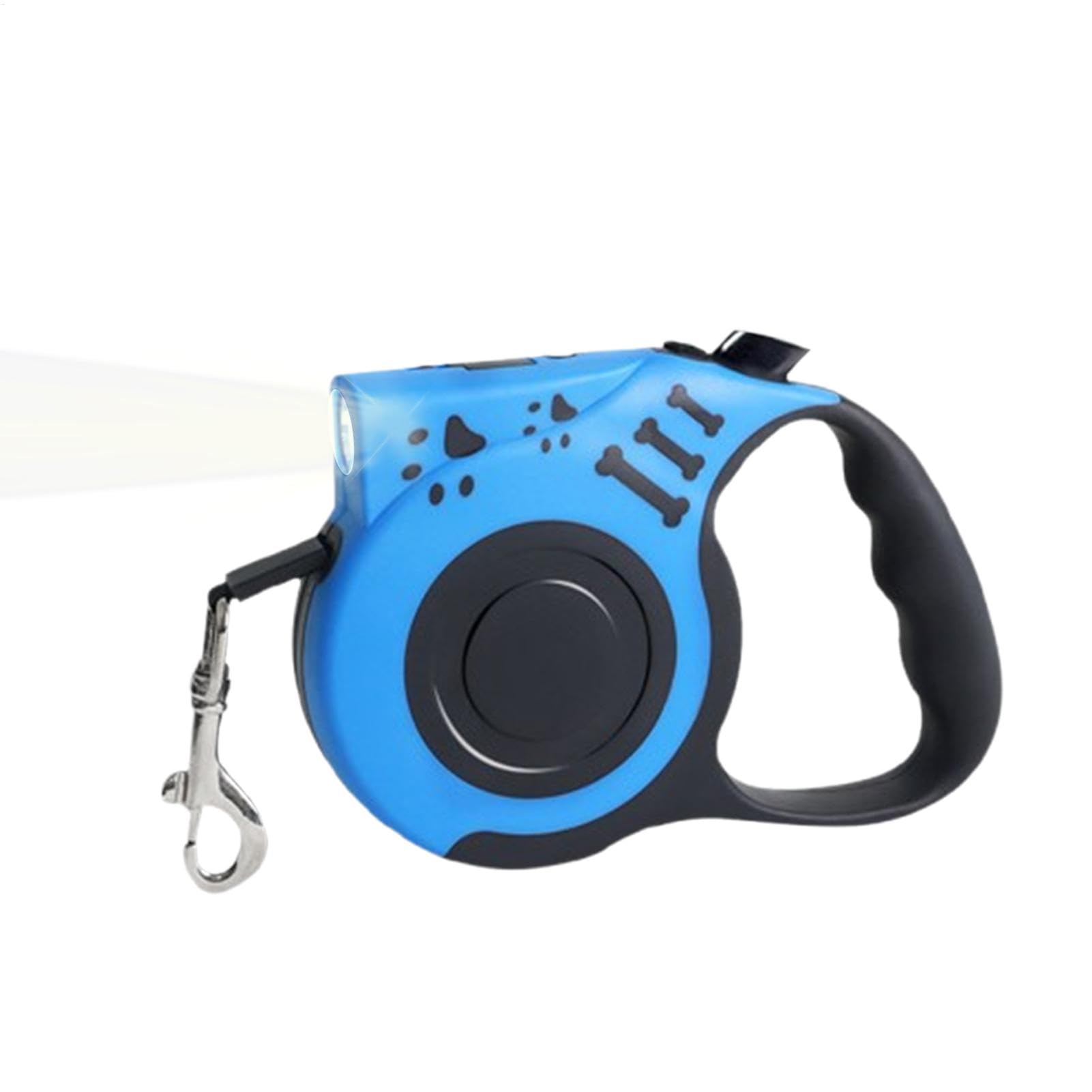 Pet Running Leaash- Retractable Dog Leaashes, Dog Walking Leaash | Rechargeable Long Dog Rope with Light, Adjustable Dog Leaash, Heavy Duty Dog Leassh, Extendable Dog Leasshes for Pet Walking Running