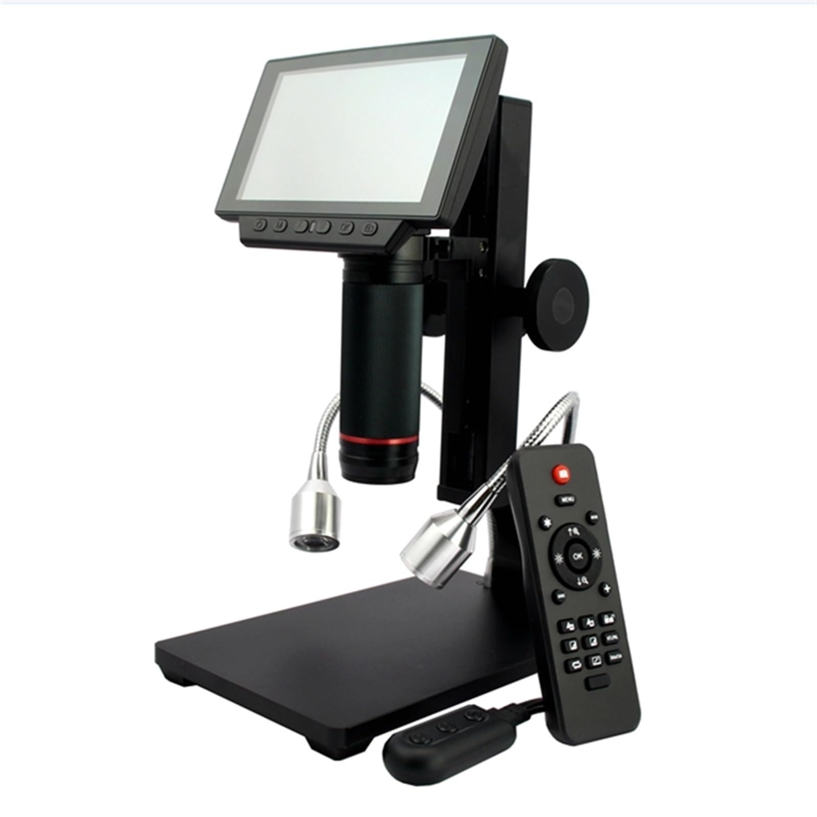 HDMI-USB-Digitalmikroskop, 1–560 X 5 Zoll, HD, Industrielles Elektronisches Video-Mikroskop, Handy-Reparatur, Lötlupe Klar Und PräZise