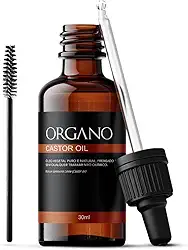 Castor Oil ORGANO (Rícino) Óleo Vegetal 100% Puro - 30ml