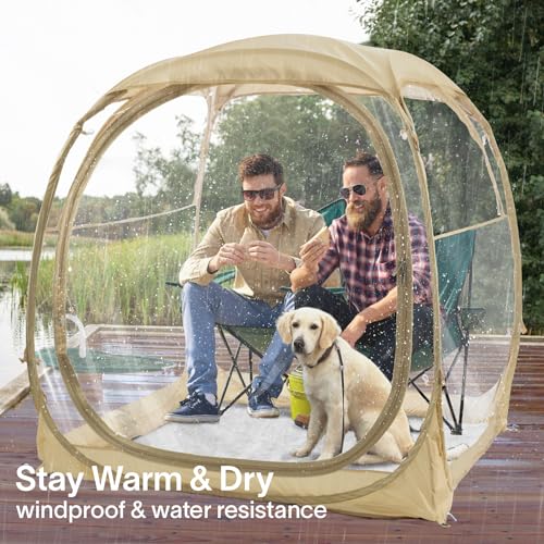 EighteenTek® Sports Pod, Carpa Deportiva Instantánea Pop-Up para 3 Personas, 70" x 70" x 63", Resistente al Agua miniatura 6