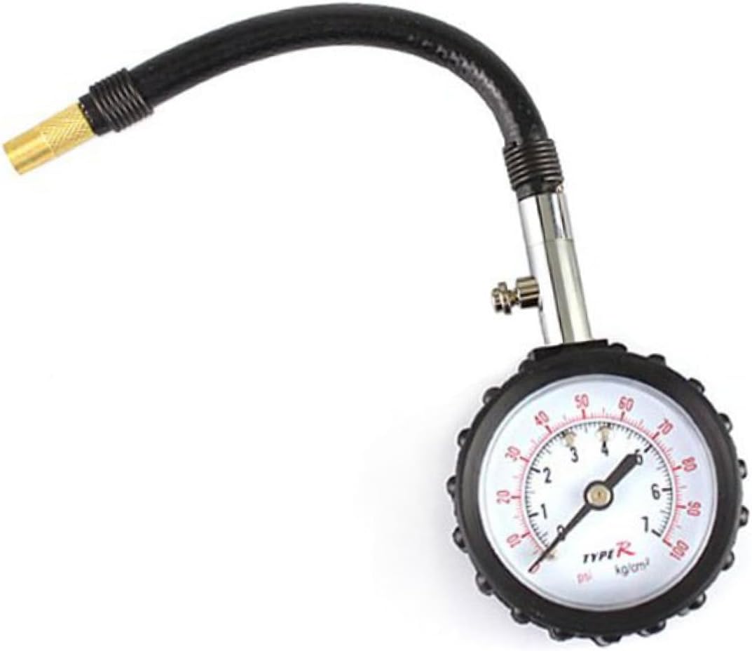 GLEAVI Car Tire Pressure Gauge Tyre Pressure Auto Vehicle Tire Inflator Hard Construction