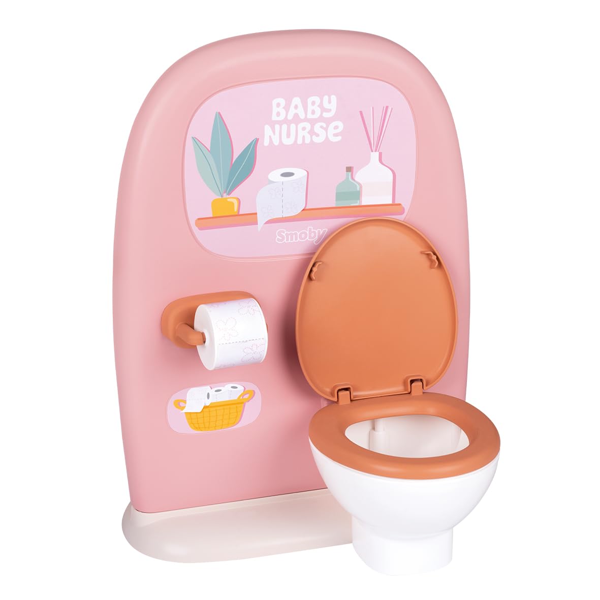 Smoby - Baby Nurse - Toilette - Numerosi Accessori - Giocattolo Di Imitazione - Libretto Didattico - Materiale Riciclato - Dai 3 Anni - Prodotto In Francia-image