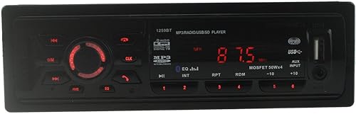 Miniatura 2 de Eaglerich Radio de coche estéreo estéreo para coche reproductor MP3 FM Aux USB SD con control remoto Bluetooth música/teléfono 1 DIN tamaño