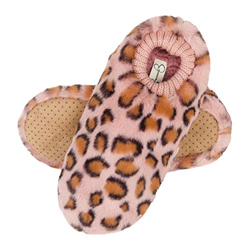 Image of Jessica Simpson Women's and Girl's Plush Fleece Lined Slipper Socks with Anti-Slip Sole- Mommy & Me Set Options