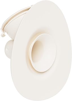 NCVI 8161 Heated Double-Layer Flange 1-Pack, 28mm Soft Silicone Wearable Breast Pump Replacement Part, Gentle Heating Design, Food-Grade Material, Easy to Install & Clean
