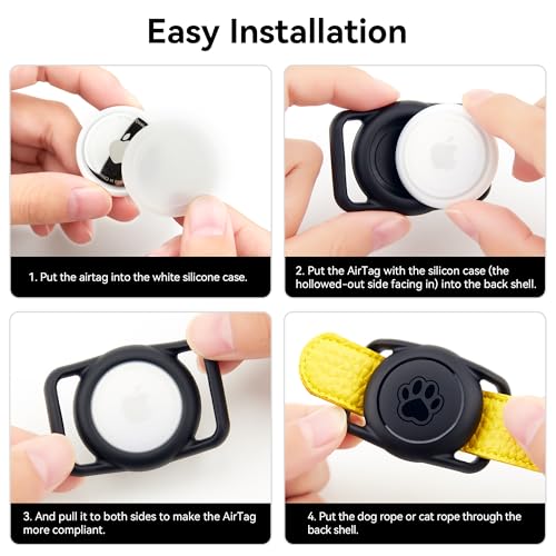 AirTag-Dog-Collar-Holder2-Pack-Upgraded-Durable-Comfortable-Silicone-Case-for-Dog-Collars-Water-Resistant-GPS-Tracking-Accessories-Air-Tag-Protectors-for-Airtag-Dog-and-Cats-Tracker