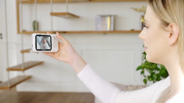 Babyphone Vidéo TakTark 2.0'' Écran LCD - Caméra Bébé Avec Vision Nocturne Et Berceuses