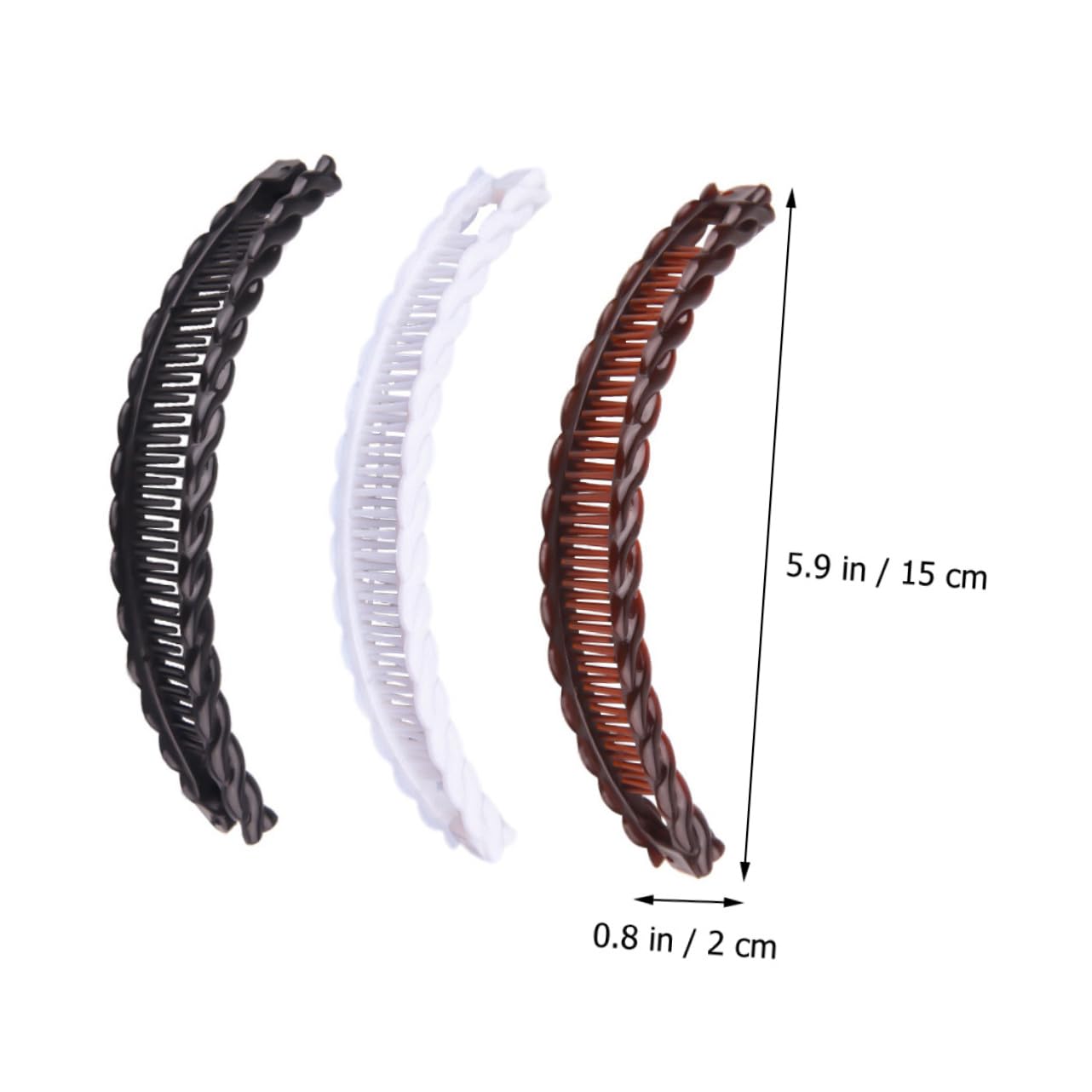PLAFOPE Mollette per Chioma Donna in Plastico 12 Pezzi, Accessori Chioma per Ragazza Semplice Utilizzo e Design Resistente, per Acconciature Diverse