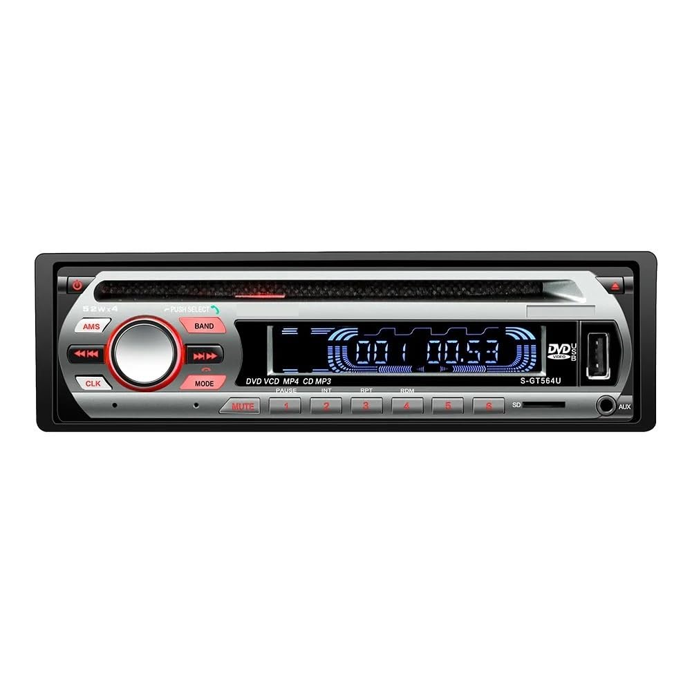 JVDDI 12V Car CD Player DVD VCD Car Stereo MP3 Player Optical Disk Player