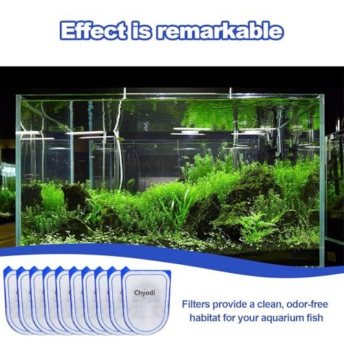 Image of 10-Pack Carbon Filter Cartridges Compatible with Tetra Whisper EX30 /EX45 /EX70 Filters, Replacement Filter Cartridges