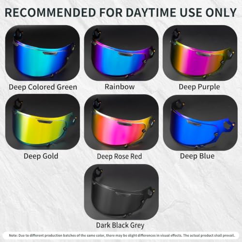 Image of PSLER Shatterproof Helmet Visor for Regent-X Corsair-X QuantumX,Color Green | Impact-Resistant ,UV400 Protection, Motorcycle Tinted Face Shield Replacement for Regent X Corsair-X Quantum-X Signet-X