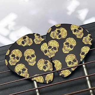 Lot de 12 médiators tendance et durables en forme de tête de mort pour ukulélé guitare électrique basse - Les Beatles, Paul McCartney, John Lennon, RIngo Starr, George Harrison Lot de 12 médiators tendance et durables en forme de tête de mort pour ukulélé guitare électrique basse – Image 7