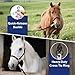 Ciphuoly Heavy-Duty Cross Ties for Horses - Adjustable Nylon Horse Trailer Ties with Strong Panic Snap & Bull Snap (59