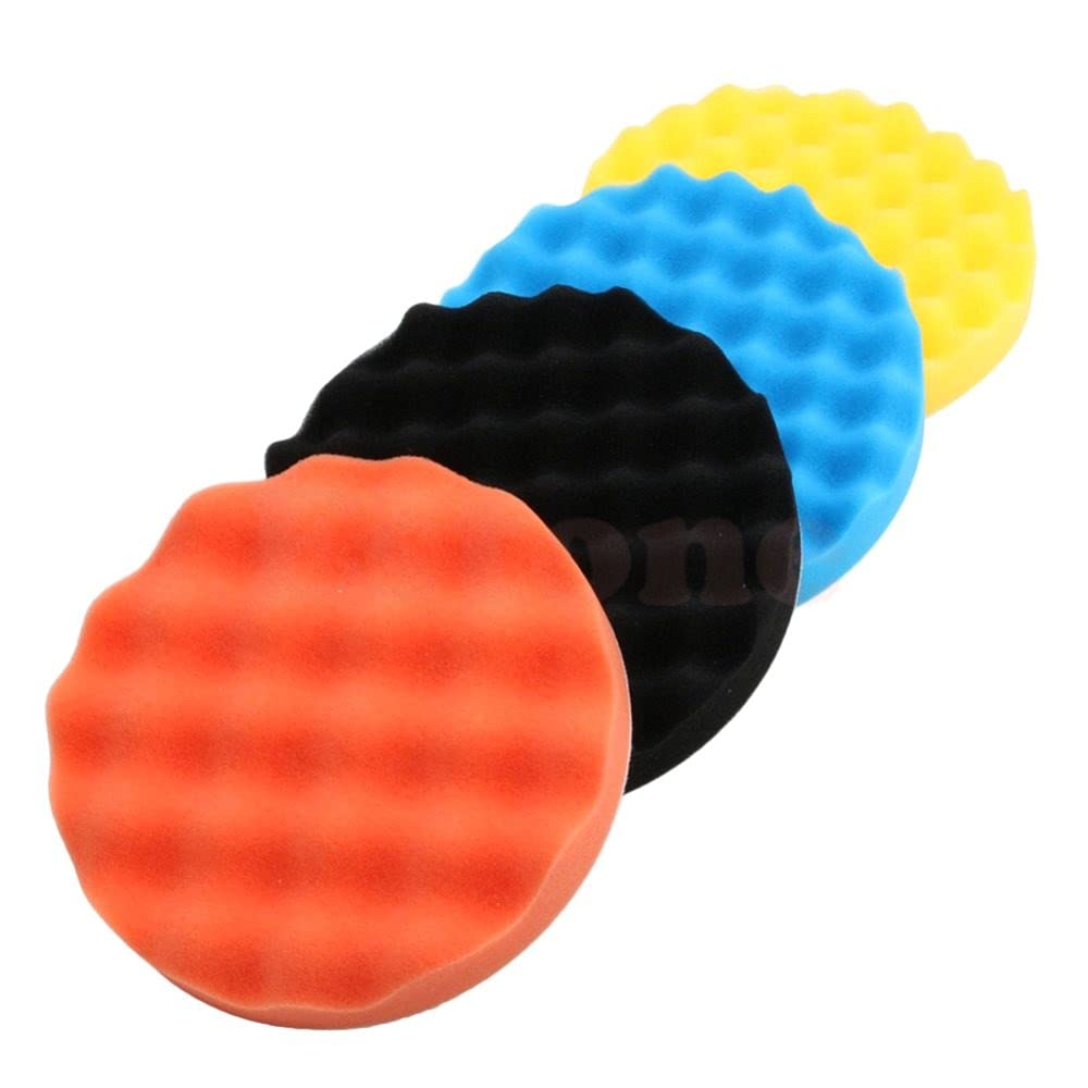 4 szt. 6 cali (150 mm) polerowanie gąbki polerskiej zestaw do polerowania samochodu bufor, A