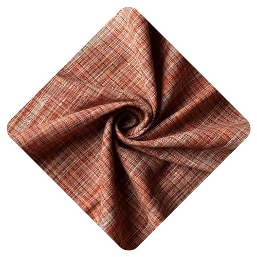 Image of Unstitched Cotton Fabric for Men and Women - Light Weight Trending Self Pattern Khadi Cotton Fabric Material (3 Meter, New Marron)