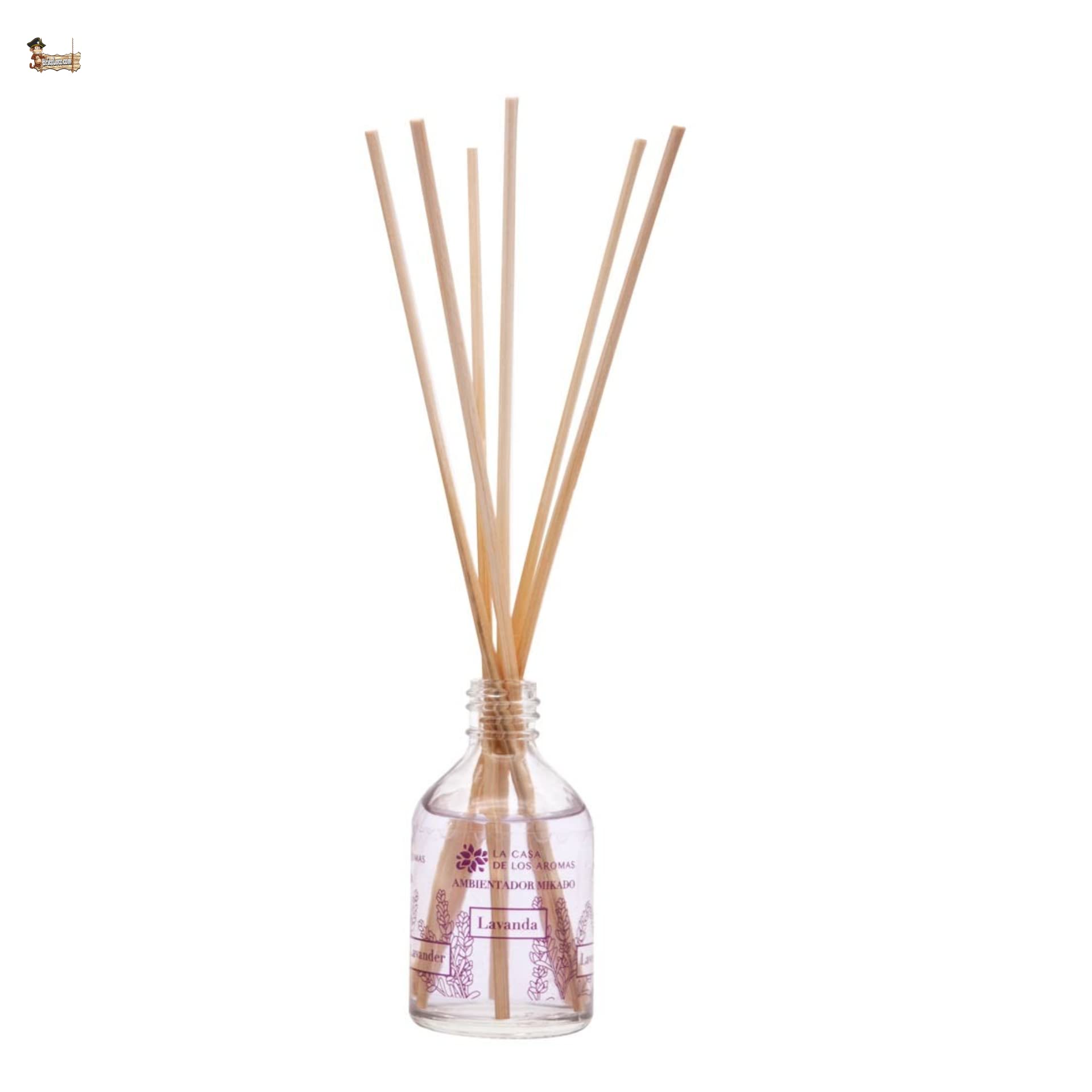 BricoLoco.com. Mikado diffusore 50ml aroma lavanda, più comodo e sicuro delle candele. Deodorante per casa, casa, camera. Pulizia (4)
