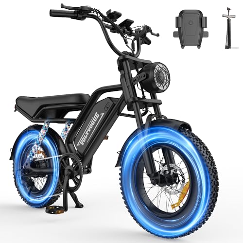 Electric eBike | Full Suspension | 1500W Peak Motor | 31/25 mph Top Speed | 25–70 Range | 48V 960/748 Wh Removable Battery | LED Headlights | 20/16-Inch All-Terrain Fat Tires |APP image 1