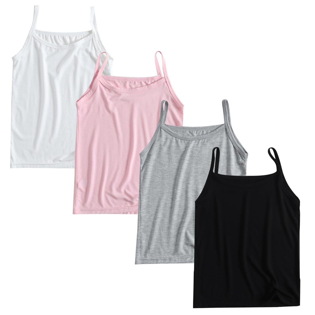 Camisole fille en coton modal premium lot de 4 débardeurs douceur absolue 2 à 10 ans - 8