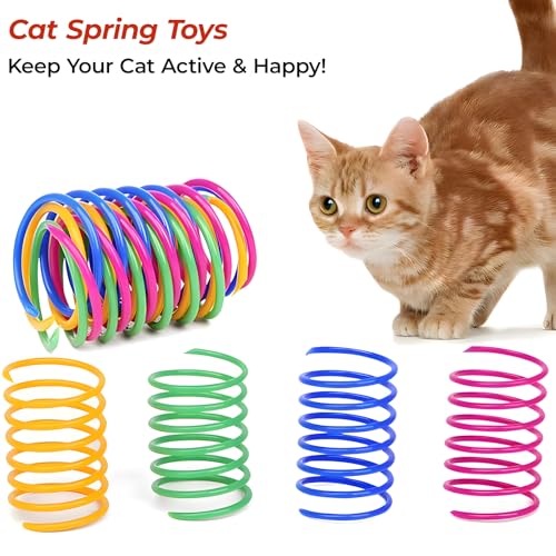 Interactive Cat Toys Ball - 2025 New Gen with 360° Auto-Rotation Smart Obstacle Avoidance & Auto Wake-Up,Includes 1 Speedy Tail 2.0 Ropes, Ideal Kitten Toys for Bored Indoor Cats (Green)