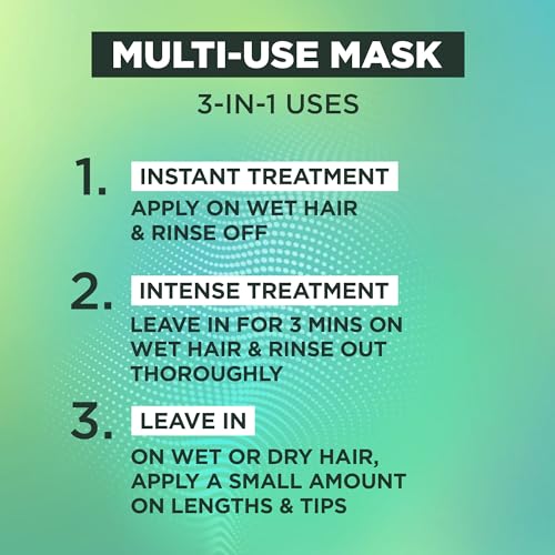 Garnier Hair Food Multi-use Hair Treatment Mask, Offers 8x More Hydration, Ideal for Dehydrated hair, No Silicones, Vegan Formula, Aloe Vera, Ultimate Blends, 400ml - Image 6