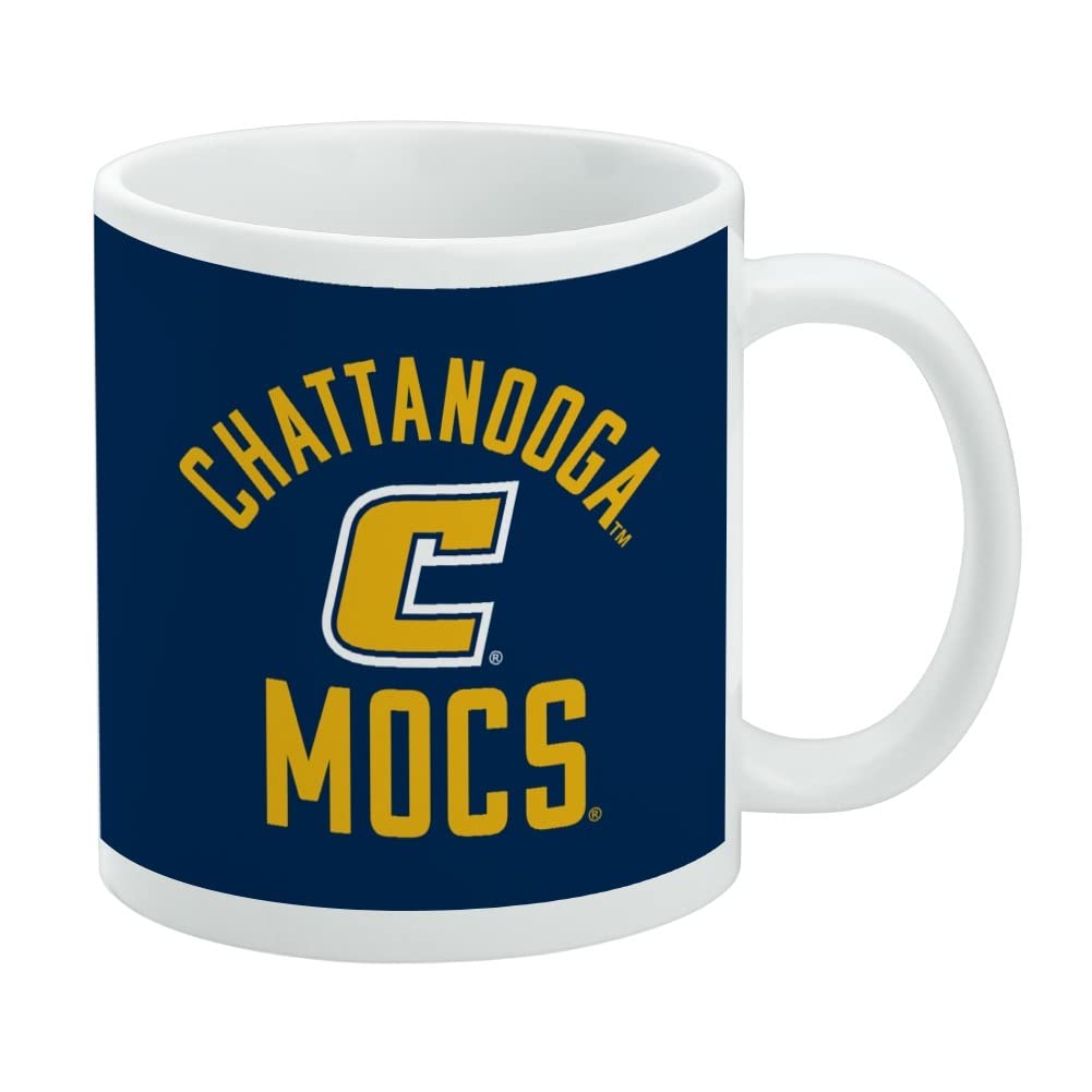 University of Tennessee at Chattanooga Mocs Ceramic Coffee Mug, Novelty Gift Mugs for Coffee, Tea and Hot Drinks, 11oz, White