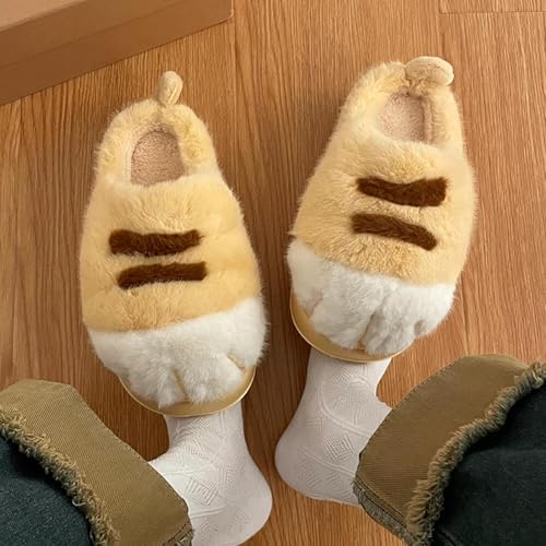 Cat Paw Slippers, Cat Slippers for Women Fuzzy, Cat Paw Slippers for Women, Cat Feet Slippers,Funny 3D Cat Paw Cartoon Warm Cozy Fuzzy Bedroom House Slippers3