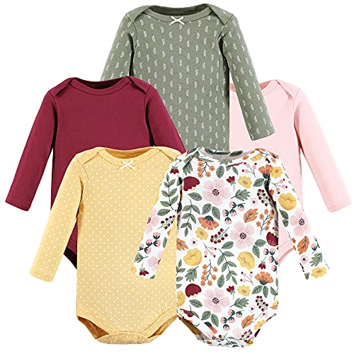 Image of Hudson Baby unisex-baby Cotton Long-sleeve Bodysuits