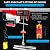 Electric Hoist 2 in 1,1320 lbs 120V Electric Hoist Winch with 328ft Wireless Control Wired Remote Control,Single/Double Slings Steel Hoists for Garage Warehouse Factoryt