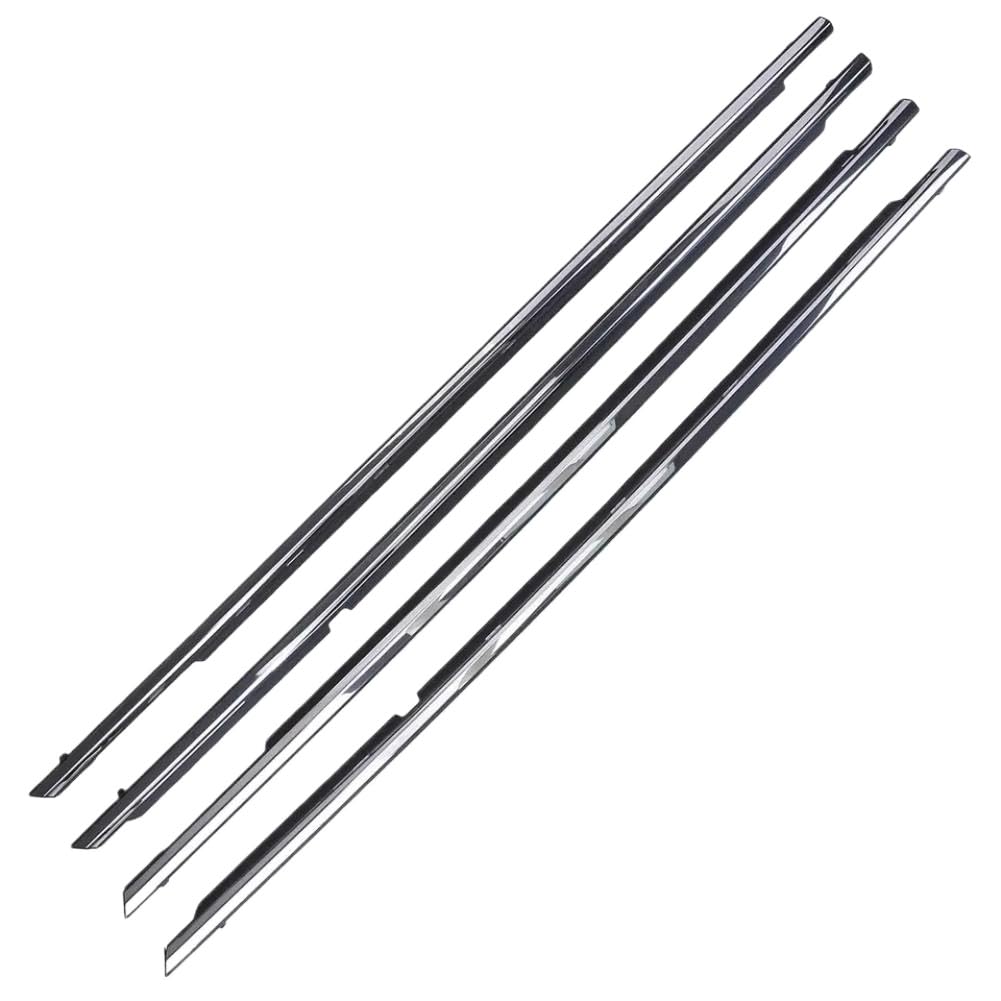 Jwydtmsvp Onecolor 4Pcs Door Moulding Trim Weatherstrip Window Seal Compatible With 2002-2006 Car