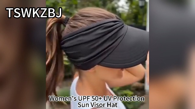 Visera para mujer con protección UV UPF 50+ plegable miniatura 7