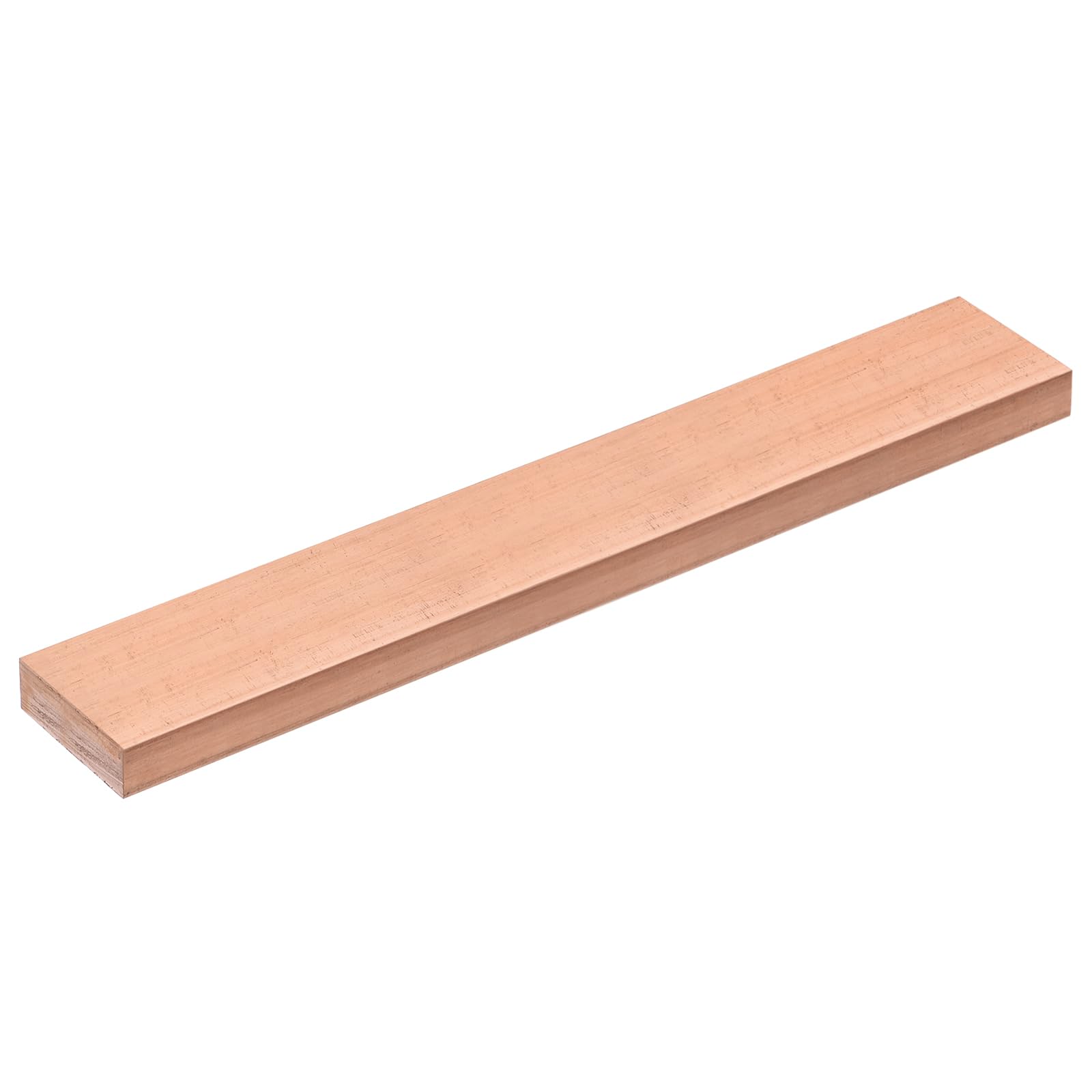 QUARKZMAN Barra Piana Di Rame, Spessore 3/8" x Larghezza 1-3/16" x Lunghezza 8" Lamiera Di Rame Per Applicazioni Elettriche (10mm x 30mm x 200mm)