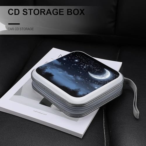 Classeur CD DVD 40 compartiments ciel nocturne portable - 5