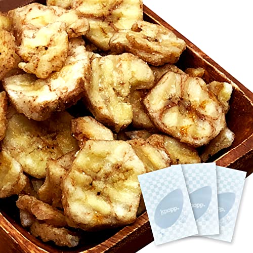 バナナチップス 塩バナナチップ ドライフルーツ バナナ 塩 おやつ 乾燥果実 フルーツチップ (3袋) knopp