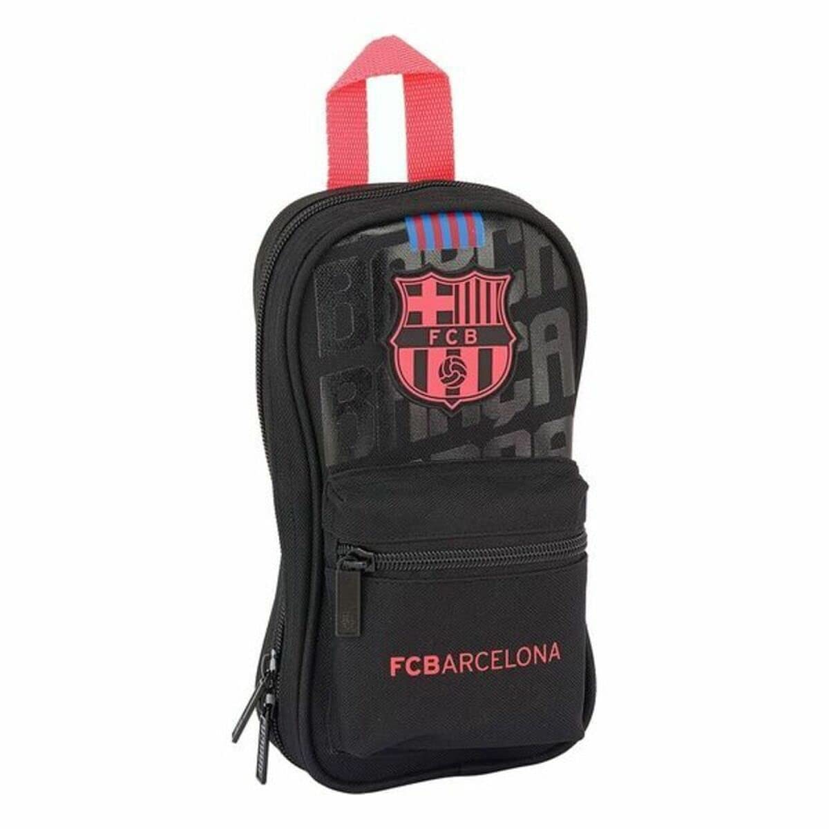 FC Barcelona SAFTA - F.c. Oficial Neceser Con 4 Estuches Pencil Cases, 23 cm, 1.4 liters, Blue (Azul)
